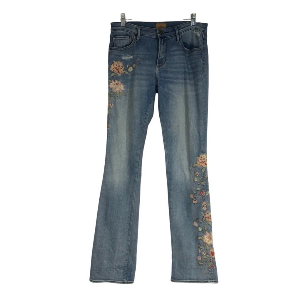 Driftwood Kelly Bootcut Embroidered Jeans